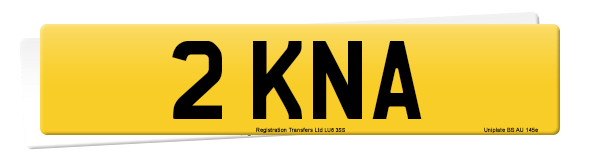 Registration number 2 KNA